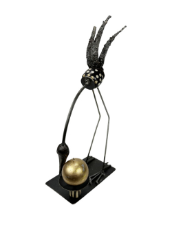 Kerzenhalter Knochenbatik Bird